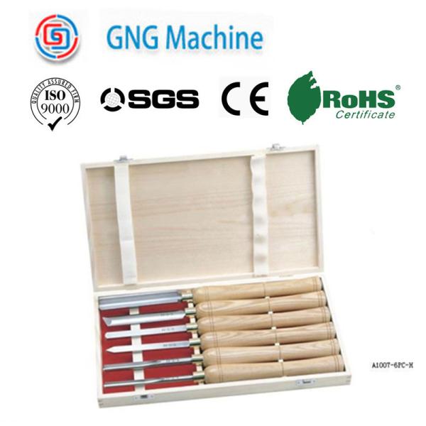 Quality Wooden Handle Material Wood Lathe Tool Sets  SGS Carving Chisel for sale