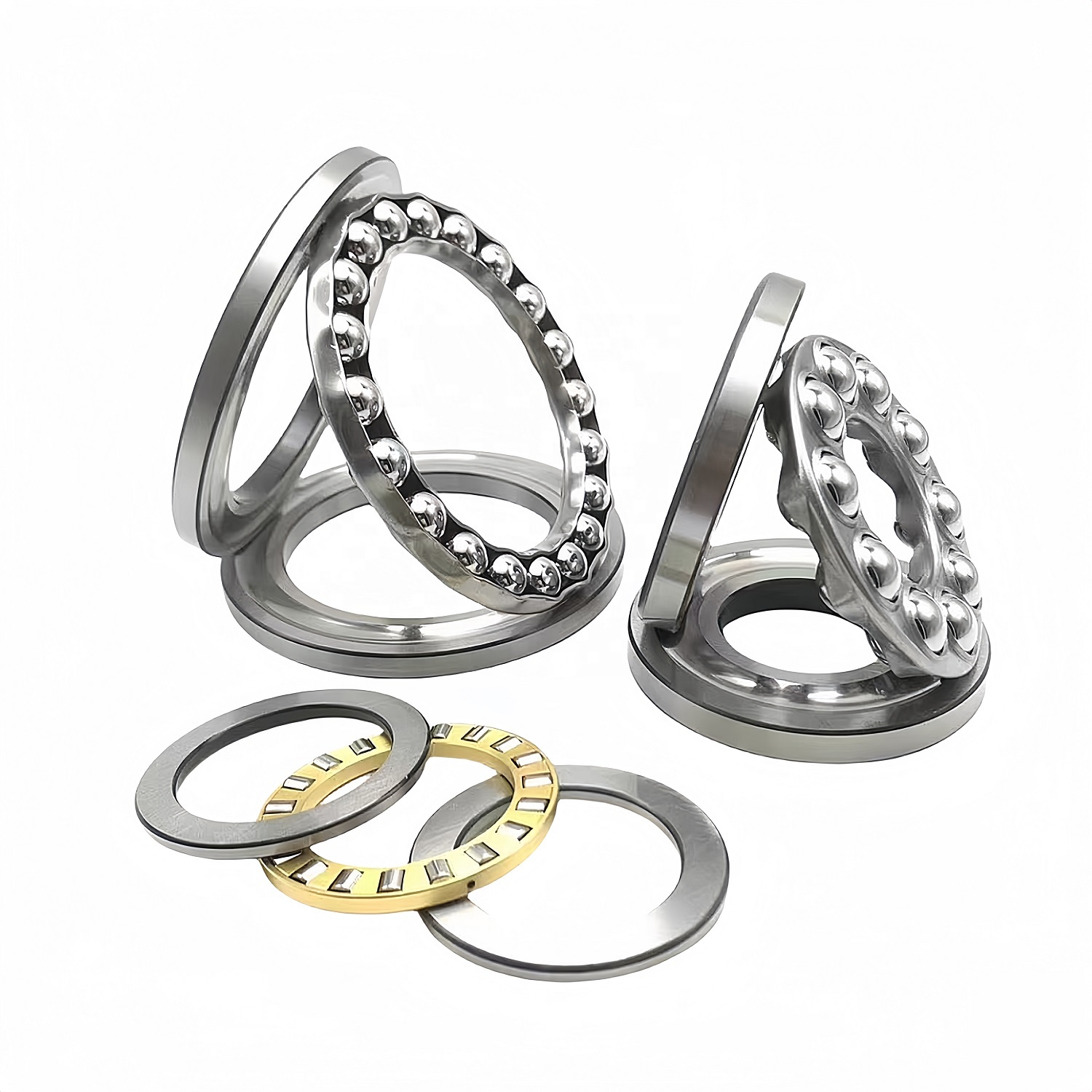 Double Direction Ball Bearing RHF 15*40*26mm 52204 with Grease or Oil Lubrication