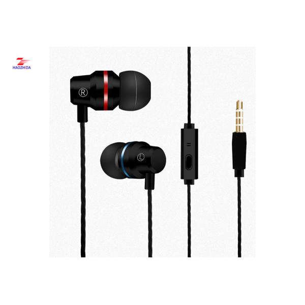 HZD1811E small ear buds with mircophone volume control answer calling and ring off earphone with 6 u Speaker Φ10mm