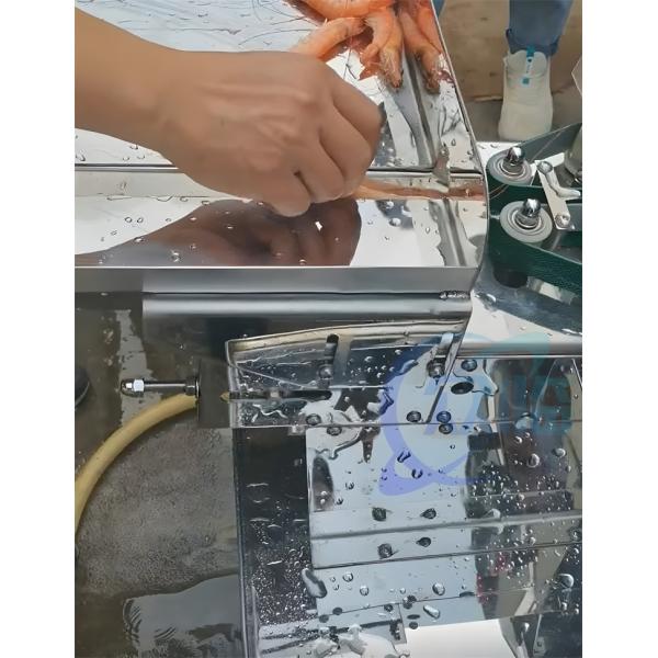 Durable Shrimp Cutting Machine Multiscene Anti Corrosion 120KG
