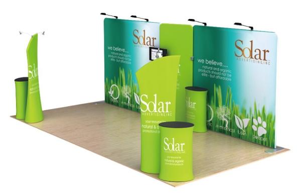 Quality Horizontal Stretch Fabric Backdrop Display Tension Fabric Booth Knitted Polyester Fabric for sale