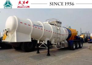 China Heavy Duty 3 Axles Acid Tanker Trailer High Tensile Carbon Steel Body Material wholesale