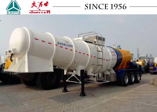 Quality Heavy Duty 3 Axles Acid Tanker Trailer High Tensile Carbon Steel Body Material for sale