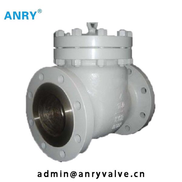 Quality Stellite Overlay Disc Check Valve Flange Type API 6D WCB CF8 CF8M Body for sale