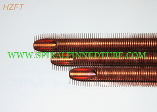Corrosion Resistance Copper Finned Tube Suitable For Condensing Boilers