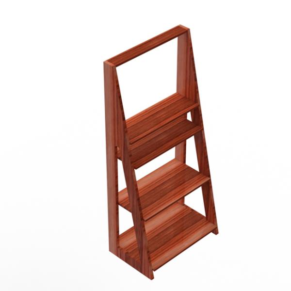 One Side Square Shelves Retail Display Stands KD Construction