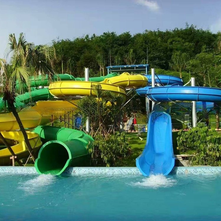Closed and Open Water Slide for Amusment Park
