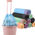 Colorful Recycled PE Garbage Bag Drawstring Trash Bag for Eco-Friendly Waste