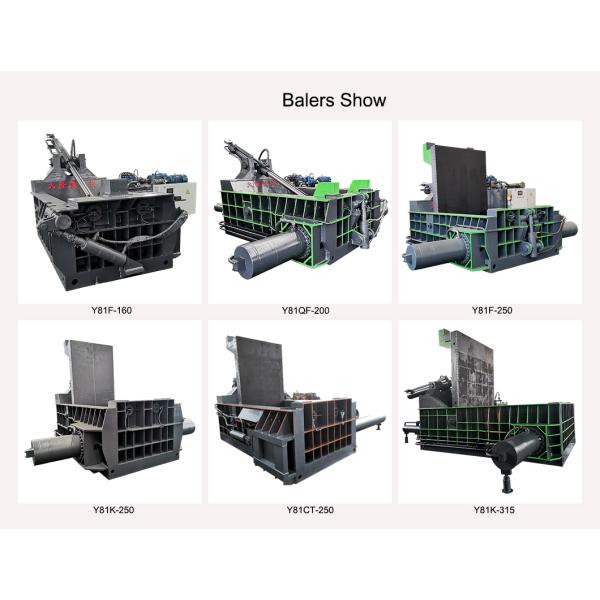 OEM CE Passed Scrap Metal Baler Semi Automatic