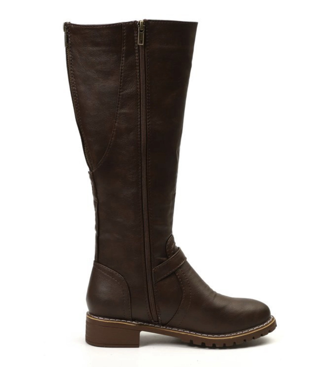 High Heel Women Shoe Boots Mid Calf Height For Autumn Winter