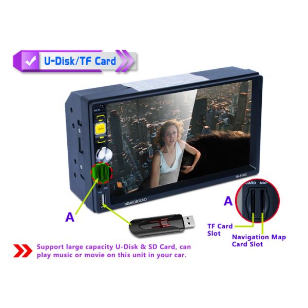 7159G Car MP5 Player Mirror Link 2 Din Gps Bluetooth Car Stereo Touch Screen