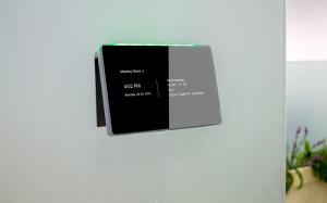 POE in-wall mount 7 inch tablet pc with RGB led for room appointment/home automation