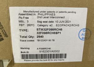 China Integrated Circuit Chip 64-UFBGA STM32F098RCH6 STM32F098 48MHz Microcontroller IC wholesale
