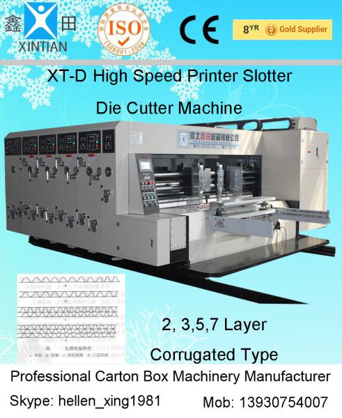 Quality Auto - Zeroing Stacker Automatic Carton Machine / Carton Box Printing Machine for sale