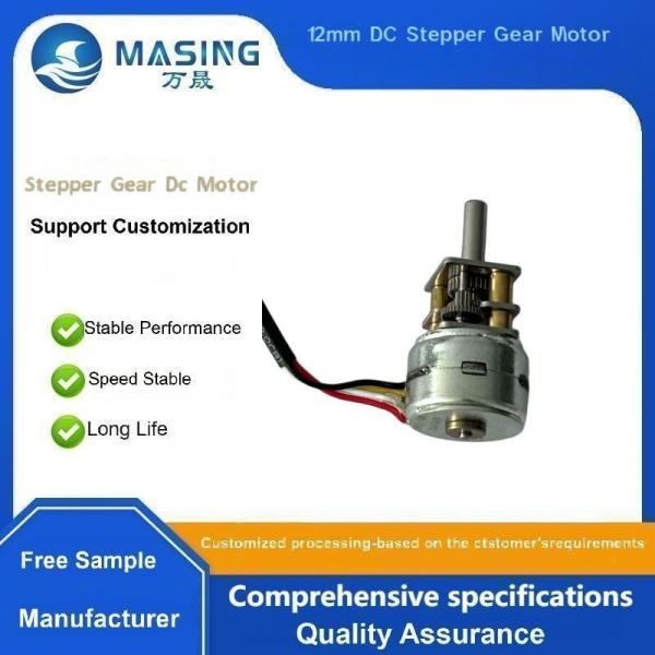 Stepper Motor 15mm Micro Gear 5V/6V High-Performance Compact Motor Hot Selling Affordable Stepper for 3D Printers