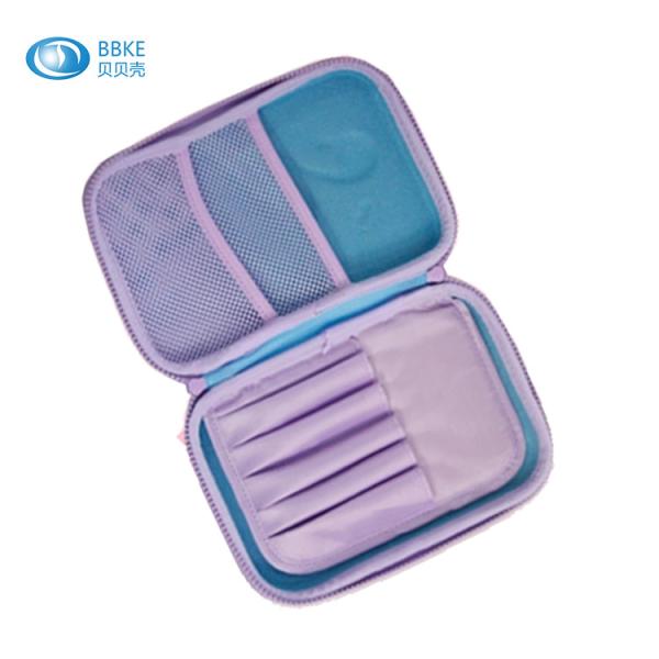 Waterproof Hardtop Spandex/ Lycra EVA Pencil Case For Storage