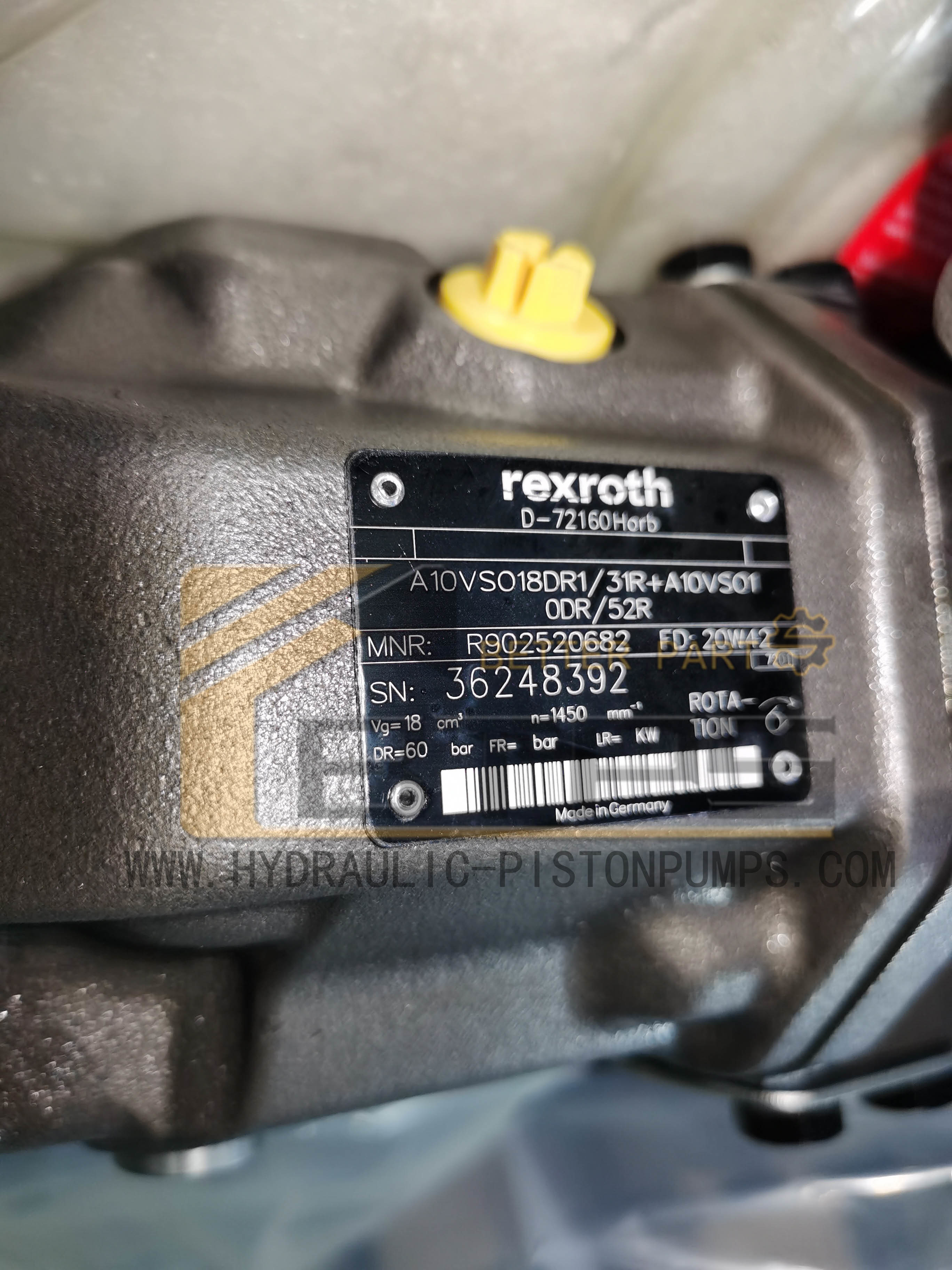 A10VSO18DR1/31R+A10VSO Axial Piston Pump Rexroth Hydraulic Pump Parts A10VSO 45 DFR