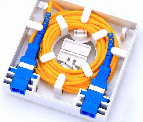 Quality FTTB FTTX FTTH Fiber Optic Ofc Termination Box 2 Port For Home / Work Area for sale