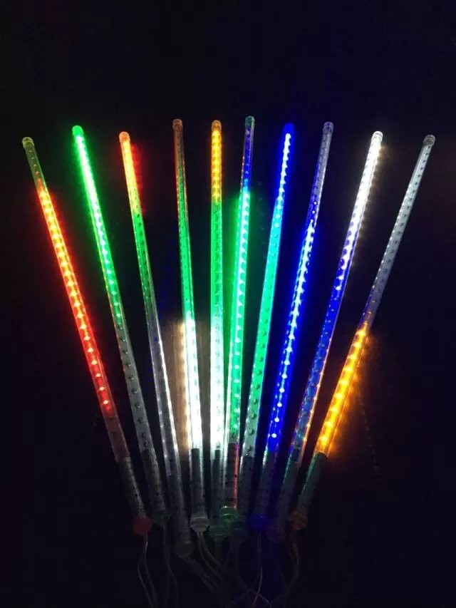 outdoor led christmas meteor shower rain light