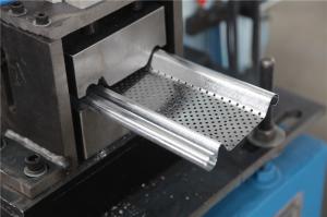 China 0.5-1.2MM Shutter Roll Forming Machine with Continuity punch Punching 56mm Shaft wholesale