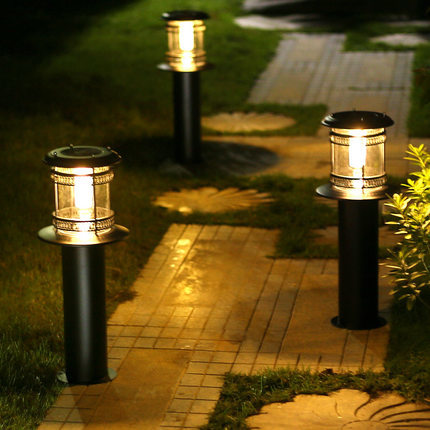 High Brightness Solar Lawn Lights Waterproof For Yard Walkway Path Lighting