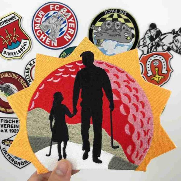 ODM 4x4in Plain Embroidery Custom Felt Patches Adhesive Backing