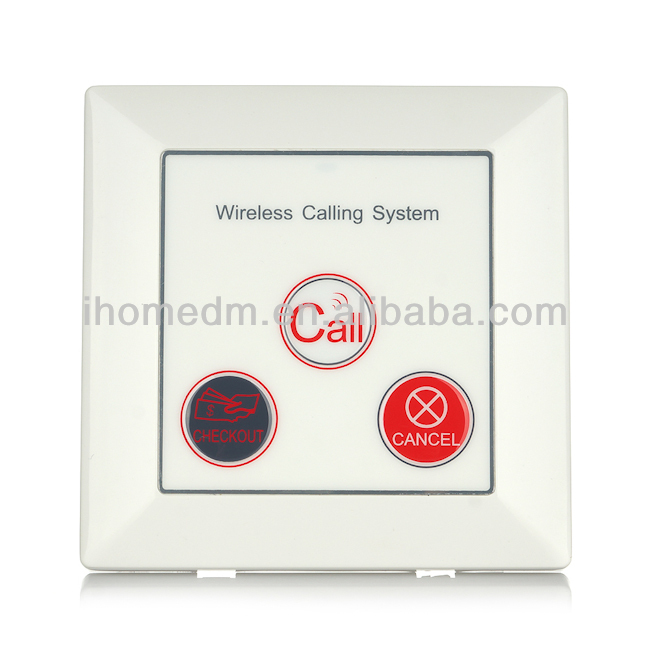 New design and long range hospital wireless nurse care call bell system with monitoring software