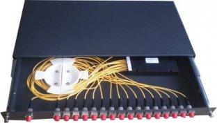 FC,SC,ST,LC optinal Rack Mounted Fiber Distribution Box Splitter Module For FTTH