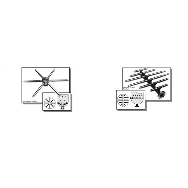 Easy 316 Wedge Wire Screen Pipe / Johnson Wire Screen Intake Header And Hub Laterals & Hub Radial Laterals