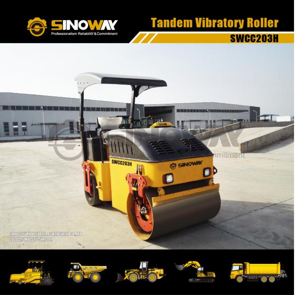 3 Ton Building Construction Equipments Transmission Combination Roller