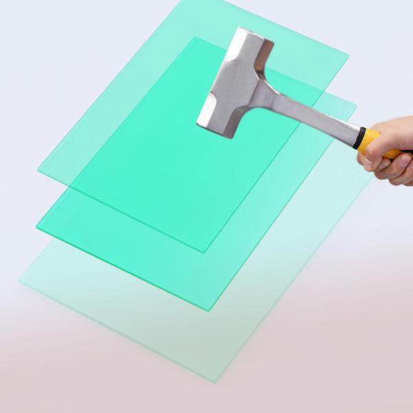 Impact Resistant Corrugated Polycarbonate Sheet Heat Insulation Plastic Poly Carbonate Sheet