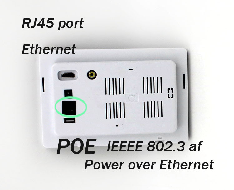 Enhanced PoE Tablet PC with Controllable RGB LED Bar
