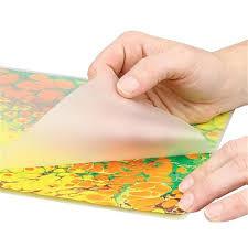 Crystal 5 Mil Thickness Laminating Pouch Sheets , Photo Laminating Sheets 9inch