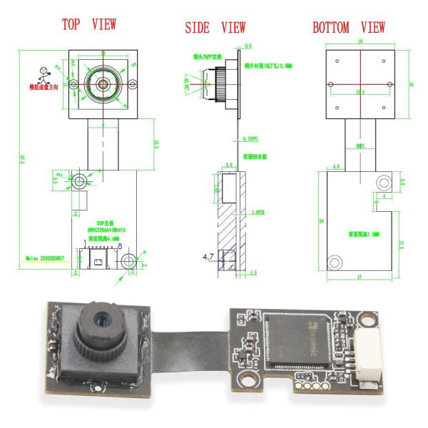 OEM 4K 8MP IMX415 Full HD H.264 USB Mini CMOS Camera Sensor Module for Robotics AI