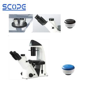 China Inverted Stand Trinocular Biological Microscope , Trinocular Inverted Microscope on sale