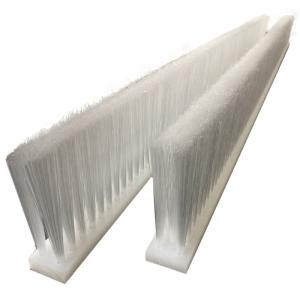 China White Plastic Straight Wire PP Slat Brush For Cement Mixer on sale