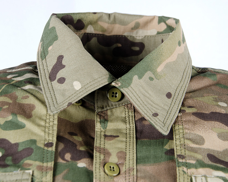 Breathable Short Sleeve Camouflage Style Formal Shirts for Men and Women in Bulk