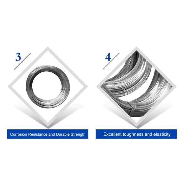 14 Gauge Galvanized Steel Wire For Mesh Wire GI Iron Wire Rod Q195 Material