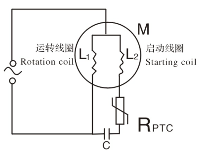 4 Pins PTC Starter Relay