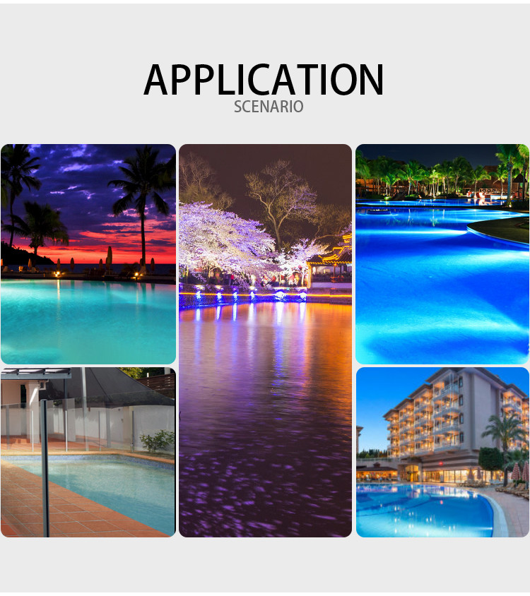 Salt Water UL Certificated Pool Light PAR56 Aluminum Anti UV PC Cover 2 Years Warranty
