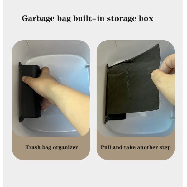 13 Gallon Kitchen Self Sealing Sensor Automatically Smart Trash Can Drawstring Garbage Bags for Trash Can Garbage Bin