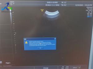 GE RAB2-5-D 4D Ultrasound Probe Repair Motor Control Failures