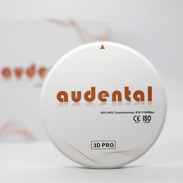 3d Pro CAD CAM Dental Blank Dental Zirconia Disc 98/95/92mm Audental Ce Certificate Iso Standard