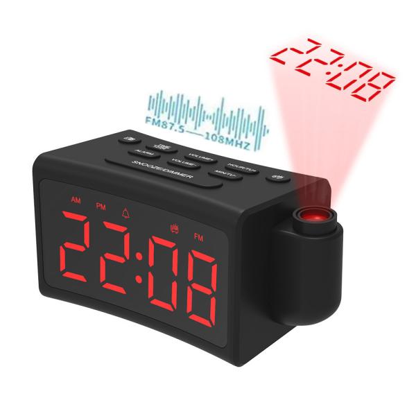 Quality Digital Smart FM Clock Radio With USB Port Telescopic Antenna for sale