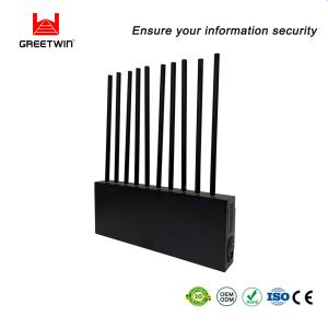 China CDMA 40m Cell Phone Signal Blocker WiFi Bluetooth 10 Antennas wholesale