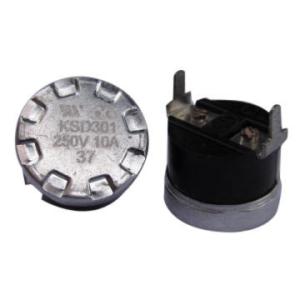 KSD301 Boiler Bimetal Disc Thermostat 16A 250V With Quick Make / Quick Break Action