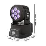 DMX RGBW LED Slim Flat Par Can Light for DJ Stage Moving Head Stage Light in