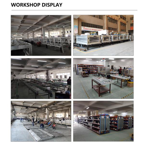 2100mm Width 1550mm Height Directly Gas Tunnel Oven