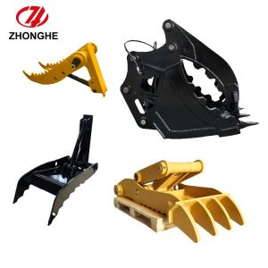 China Mechanical Excavator Thumb Bucket Hydraulic Grab Bucket High Flexibility on sale