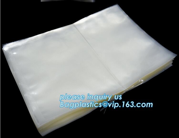 Embossing Resealable Vacuum Food Bags For Household Eco- friendly Texture Vacuum Food Storage Plastic Bag Rolls Moisture